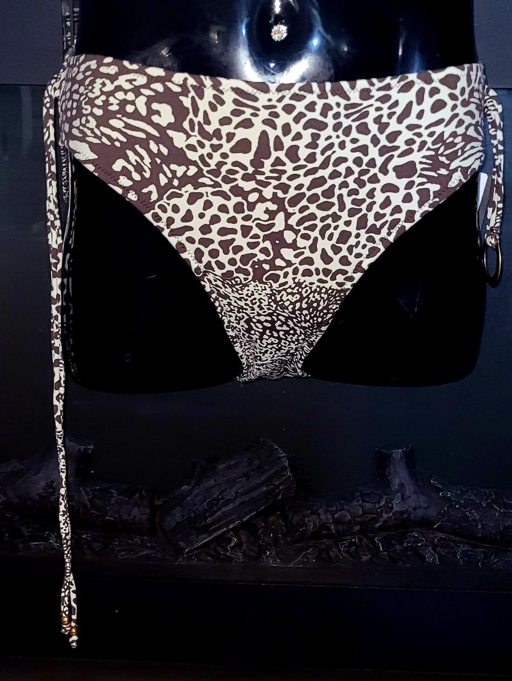Fantasie Brown Animal Bikini Bottom